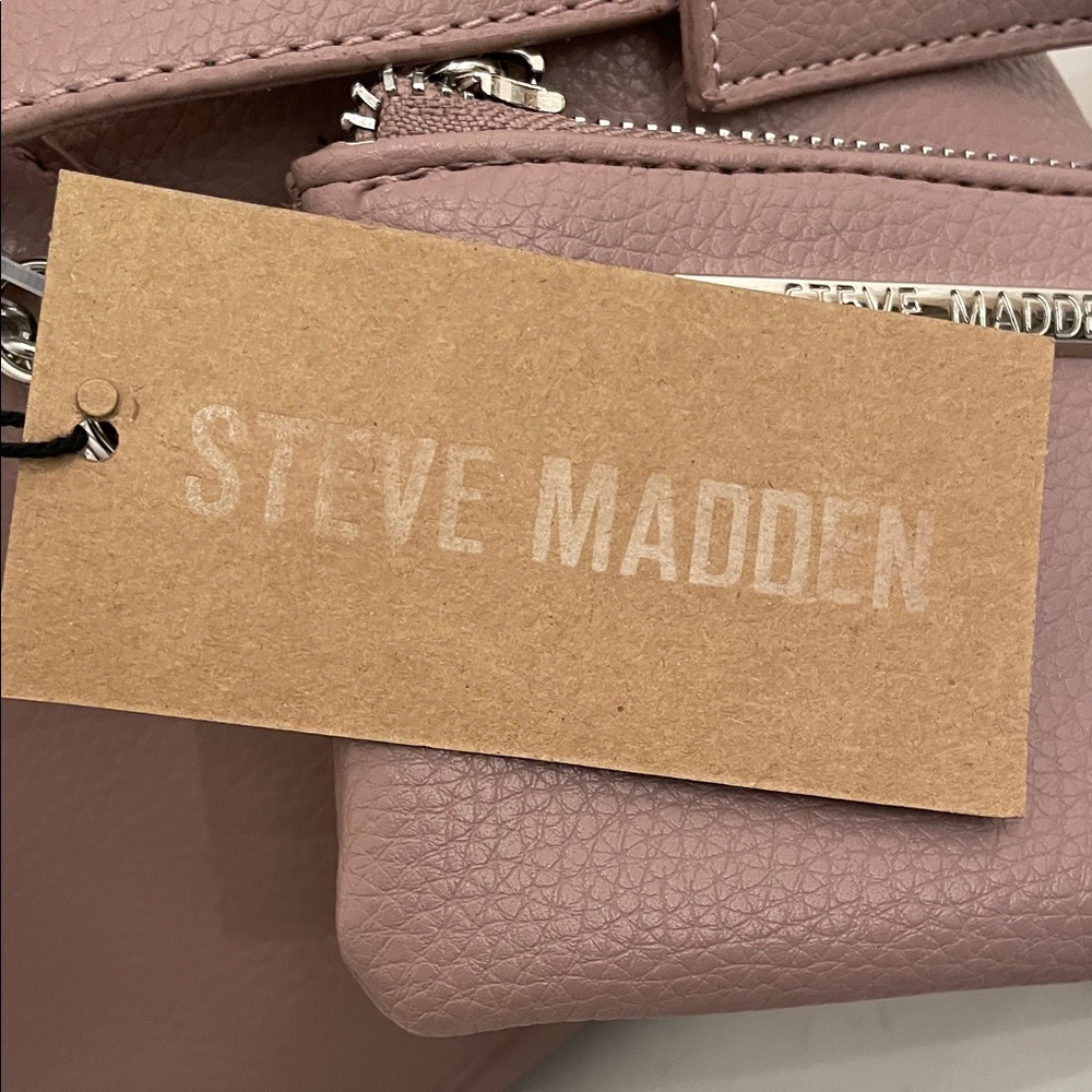 Steve Madden BBlair Mauve Satchel Bag - Picture 4 of 14